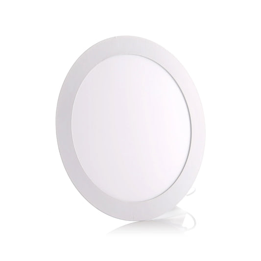 Panel LED Redondo de Incrustar 12W Luz Cálida