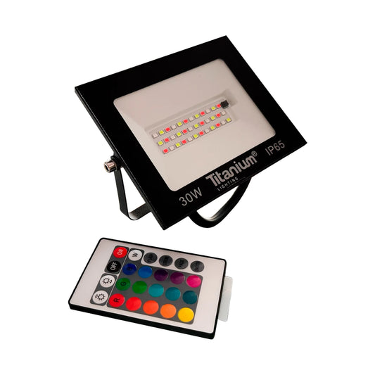 Reflector LED Titanium RGB 30W