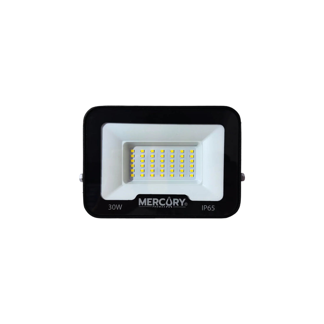 Reflector LED de 30W de luz blanca, el formato con el que se ilumina la cancha, el parqueadero descubierto y la fachada en las zonas comunes de una copropiedad