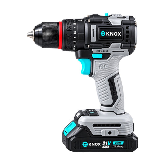 TALADRO PERCUTOR INALÁMBRICO KNOX 1/2” (13 mm) – 21 V