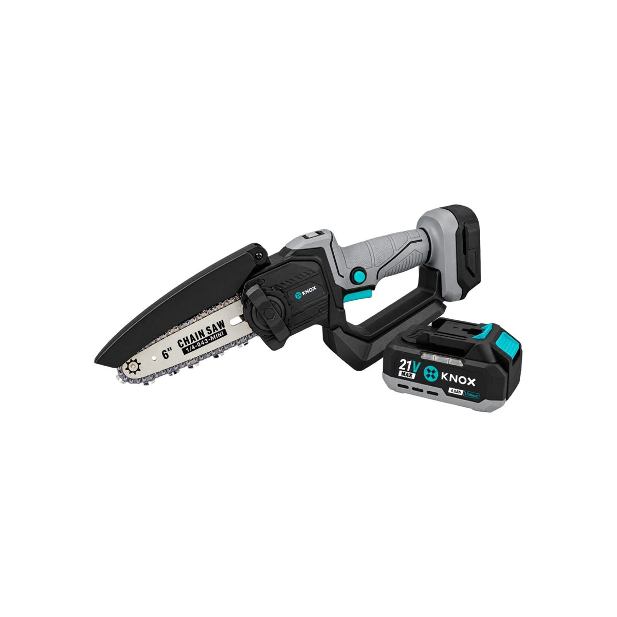 MINI MOTOSIERRA INALÁMBRICA KNOX 6” – 21 V BRUSHLESS