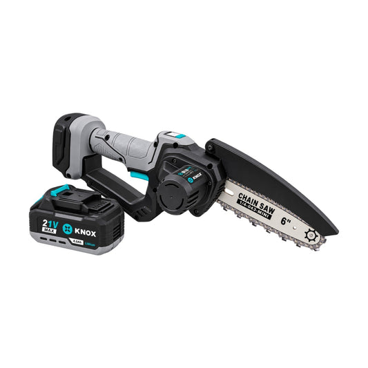 MINI MOTOSIERRA INALÁMBRICA KNOX 6” – 21 V BRUSHLESS