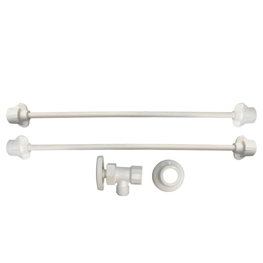Acoples para Lavamanos y Lavaplatos 1/2 X 1/2 + Válvula Reguladora doble