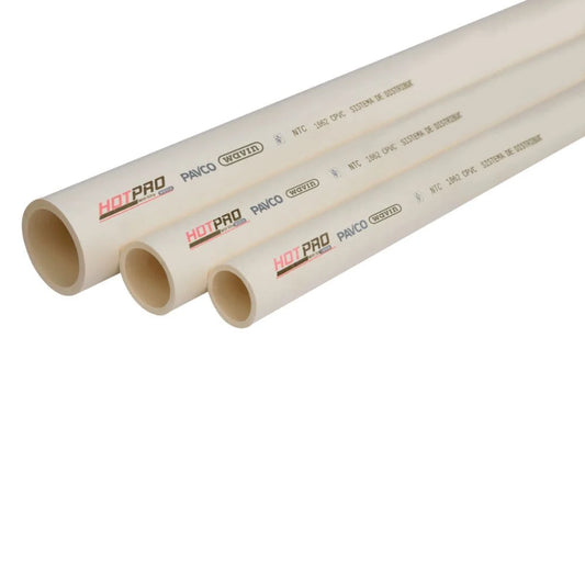 Tubo Liso 1/2” CPVC HOTPRO RDE11 3M