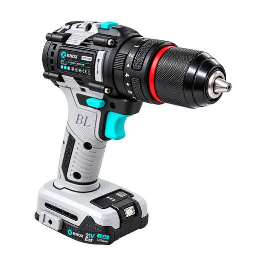 TALADRO PERCUTOR INALÁMBRICO KNOX 1/2” (13 mm) – 21 V