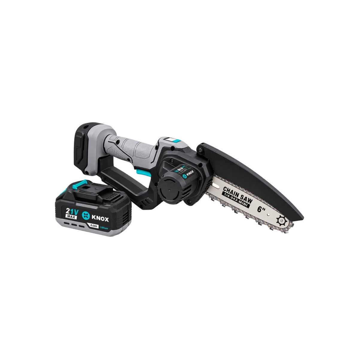 MINI MOTOSIERRA INALÁMBRICA KNOX 6” – 21 V BRUSHLESS