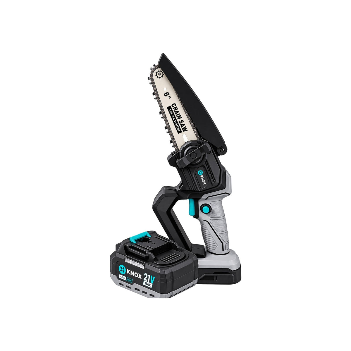 MINI MOTOSIERRA INALÁMBRICA KNOX 6” – 21 V BRUSHLESS