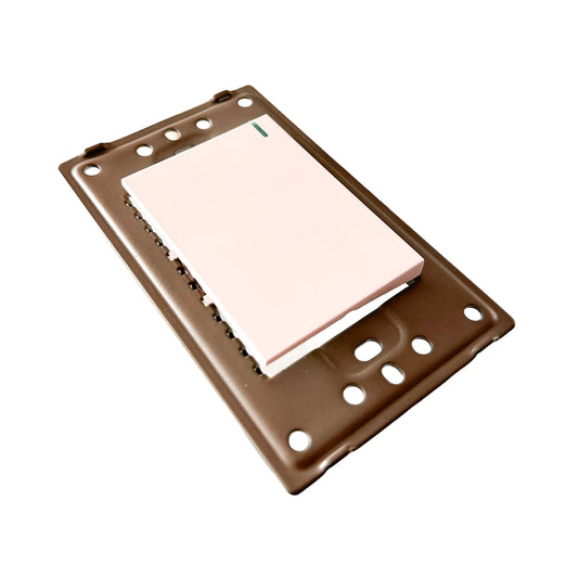 Interruptor Sencillo Conmutable Premium White Sin Tapa