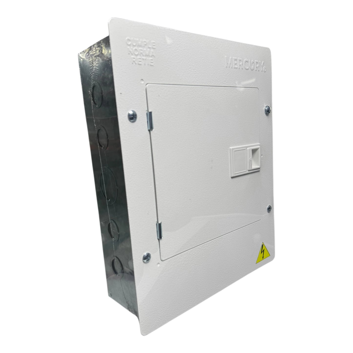 Tablero Eléctrico Bifásico 12P con Tapa Metálica Industrial
