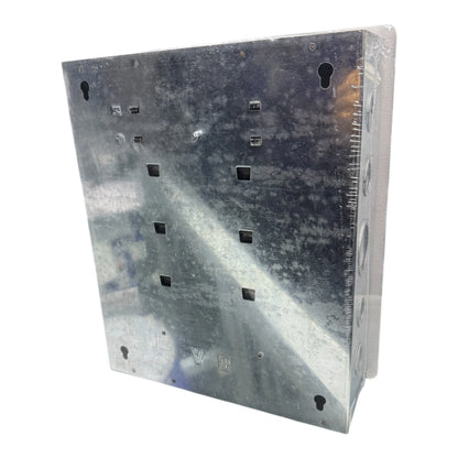 Tablero Eléctrico Bifásico 12P con Tapa Metálica Industrial
