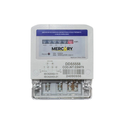 Medidor Electrónico Interno Monofásico 120V 2Hilos Análogo