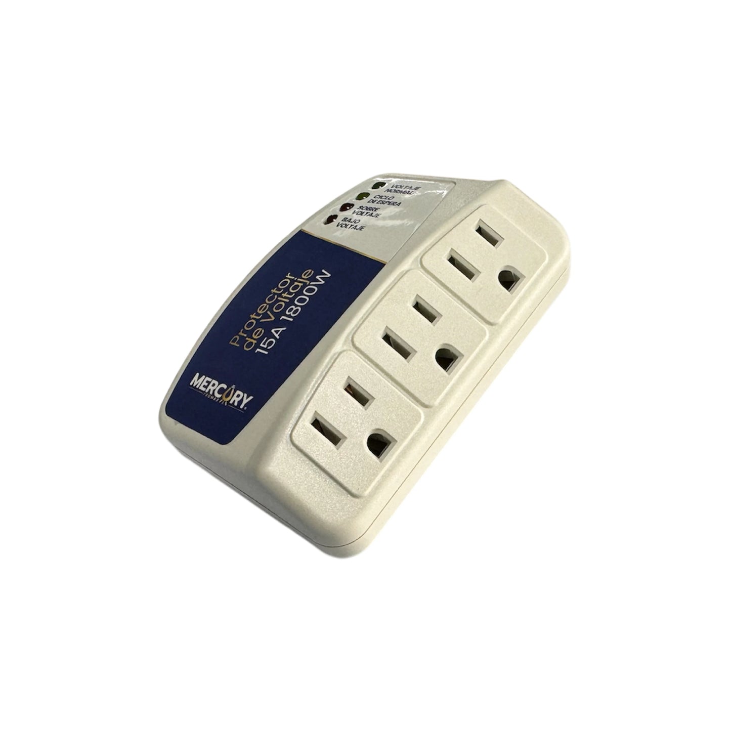 Protector de Voltaje 15A 1800W 120V 3 Salidas