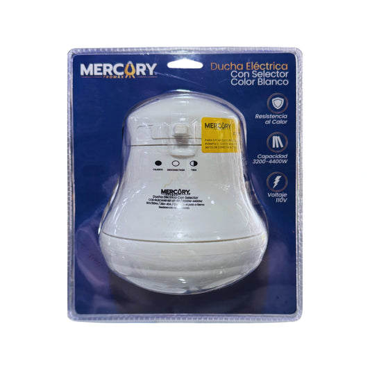 Ducha Eléctrica con Seleccionador de Temperatura y Manguera