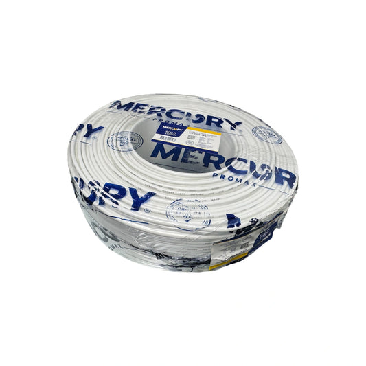 Cable Dúplex Blanco SPT 2x14AWG CCA Rollo x 100m