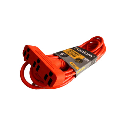 Extensión Eléctrica de 3 Salidas para Exterior Cable de 5M