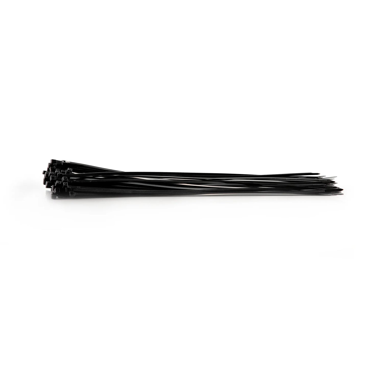 Amarre Plástico en Nylon 40 cm x 5 mm Negro Bolsa 100 UND