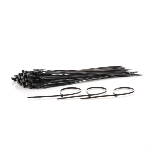 AMARRE PLASTICO 25CM X 4MM NEGRO