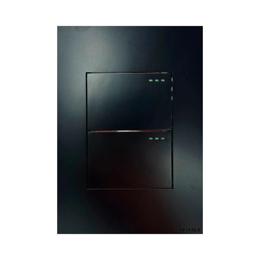 INTERRUPTOR DOBLE CONMUTABLE BLACK LUXURY
