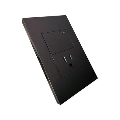 Toma + Interruptor Black Luxury