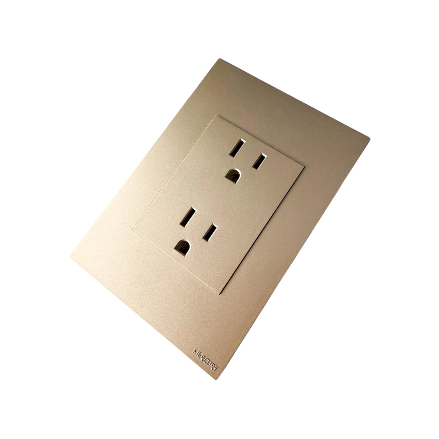 Toma Doble Polo Tierra Golden Luxury