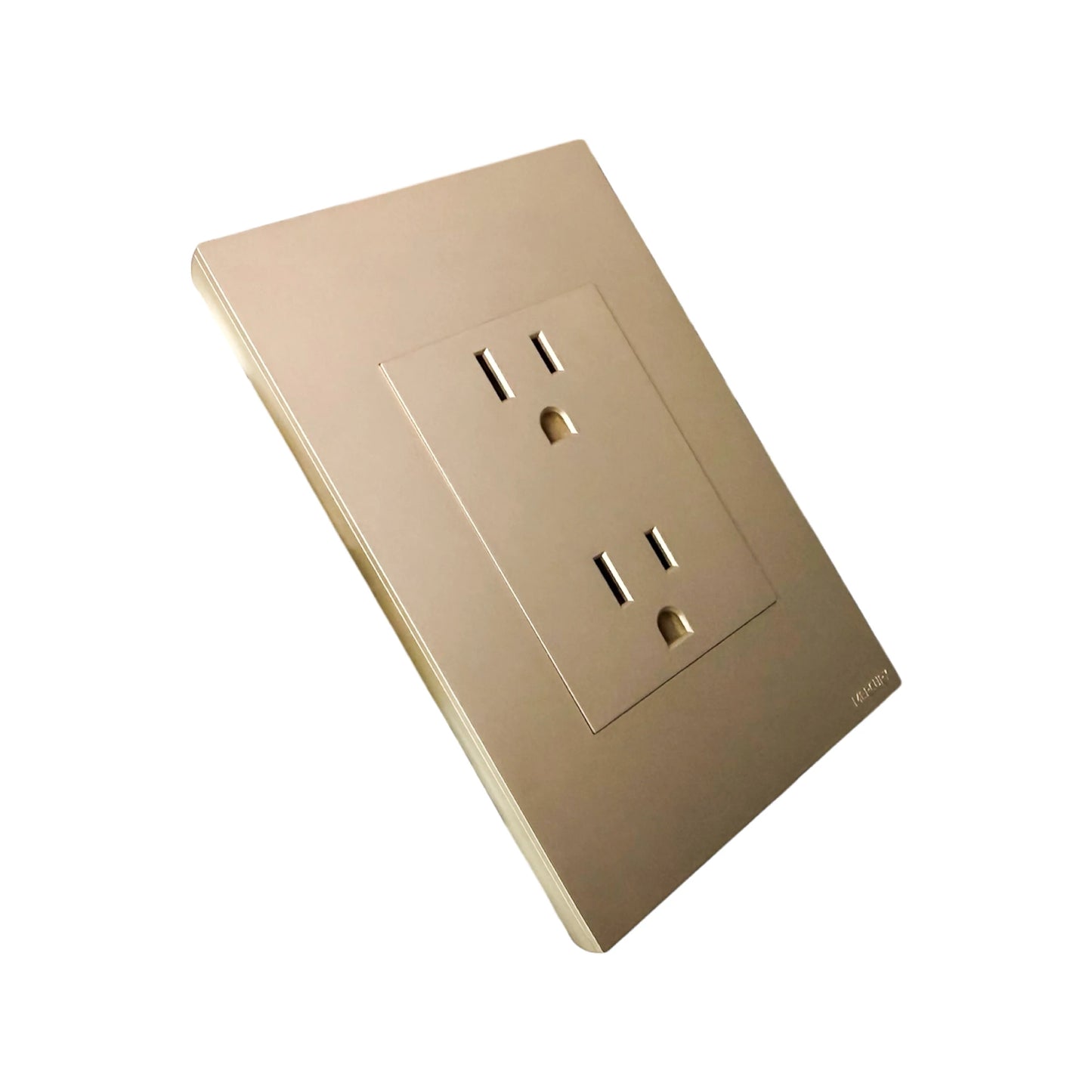 Toma Doble Polo Tierra Golden Luxury