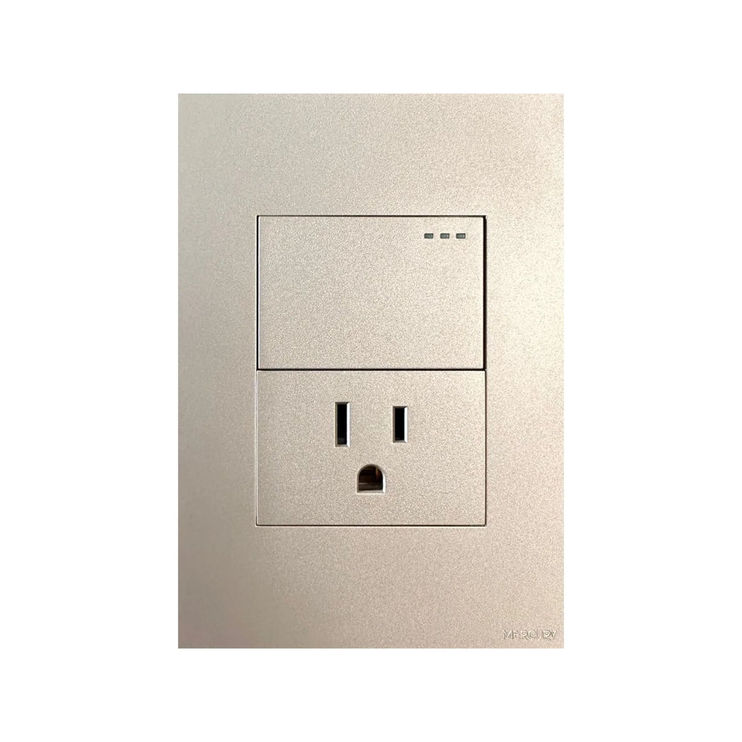 Toma + Interruptor Golden Luxury