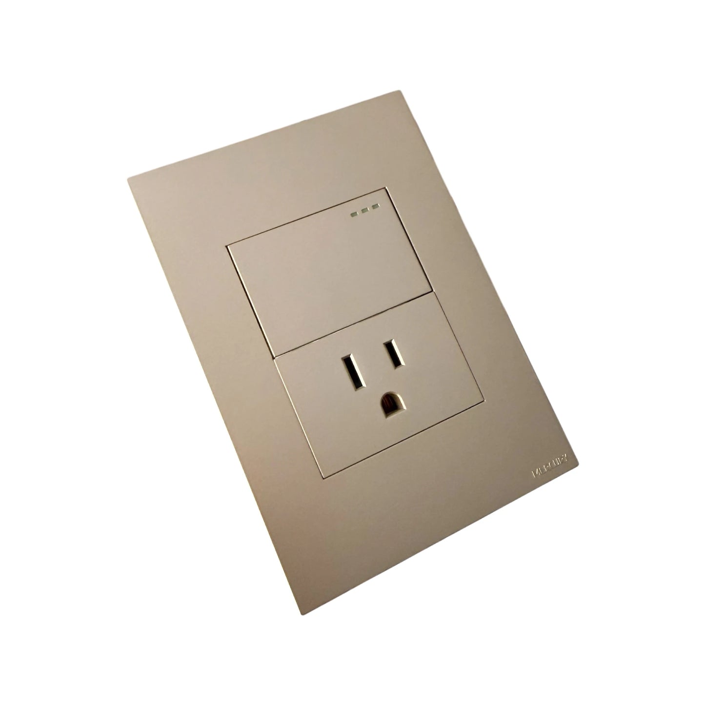 Toma + Interruptor Golden Luxury