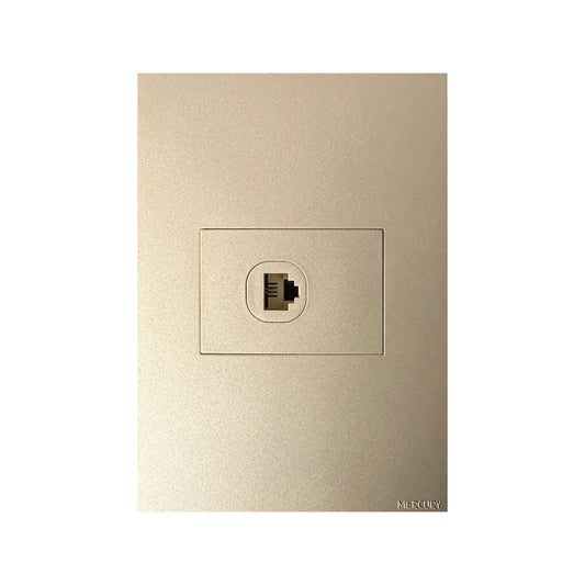 Toma Teléfono Sencilla Golden Luxury