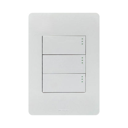 Interruptor Triple Bianco Capri