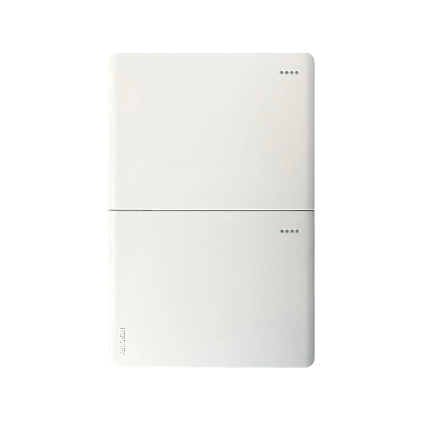 Interruptor Doble Línea Infinity White