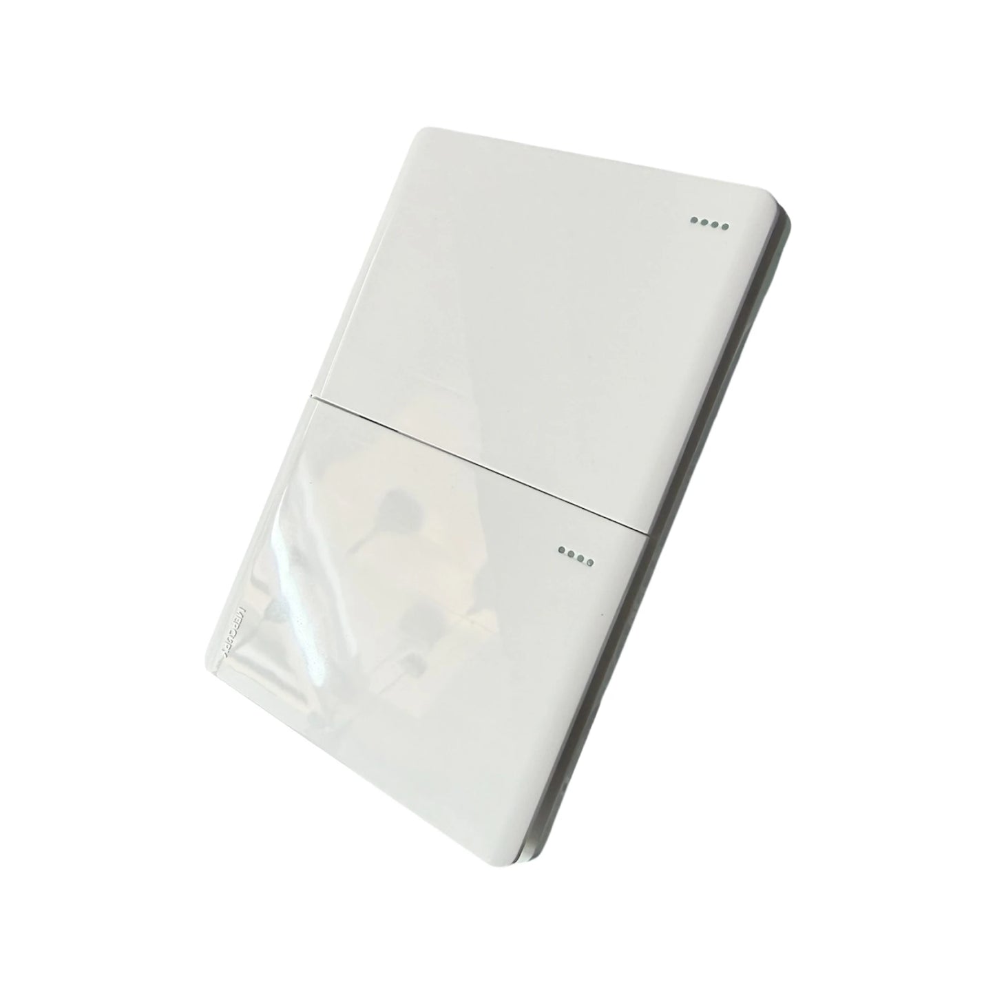 Interruptor Doble Línea Infinity White