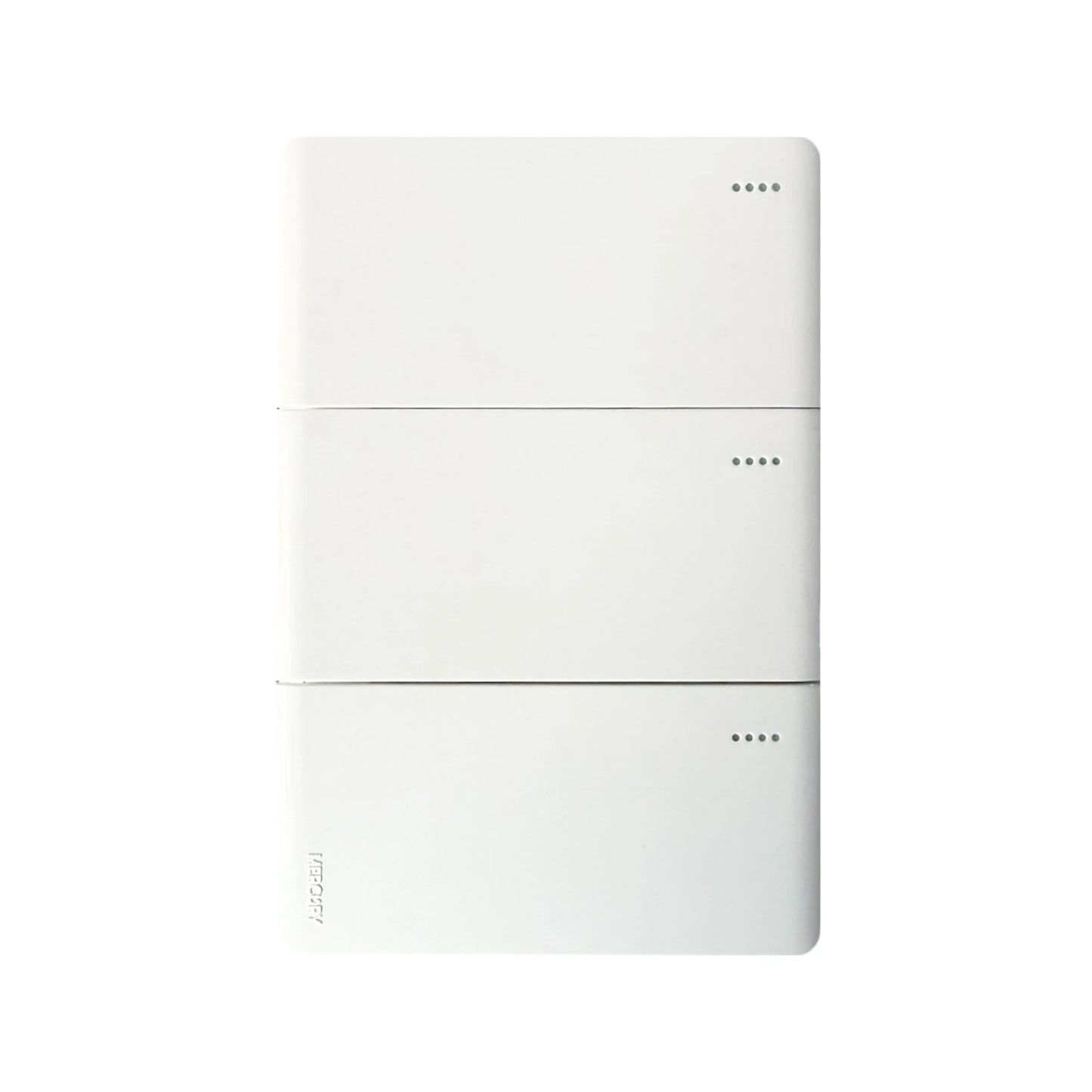 Interruptor Triple Línea Infinity White