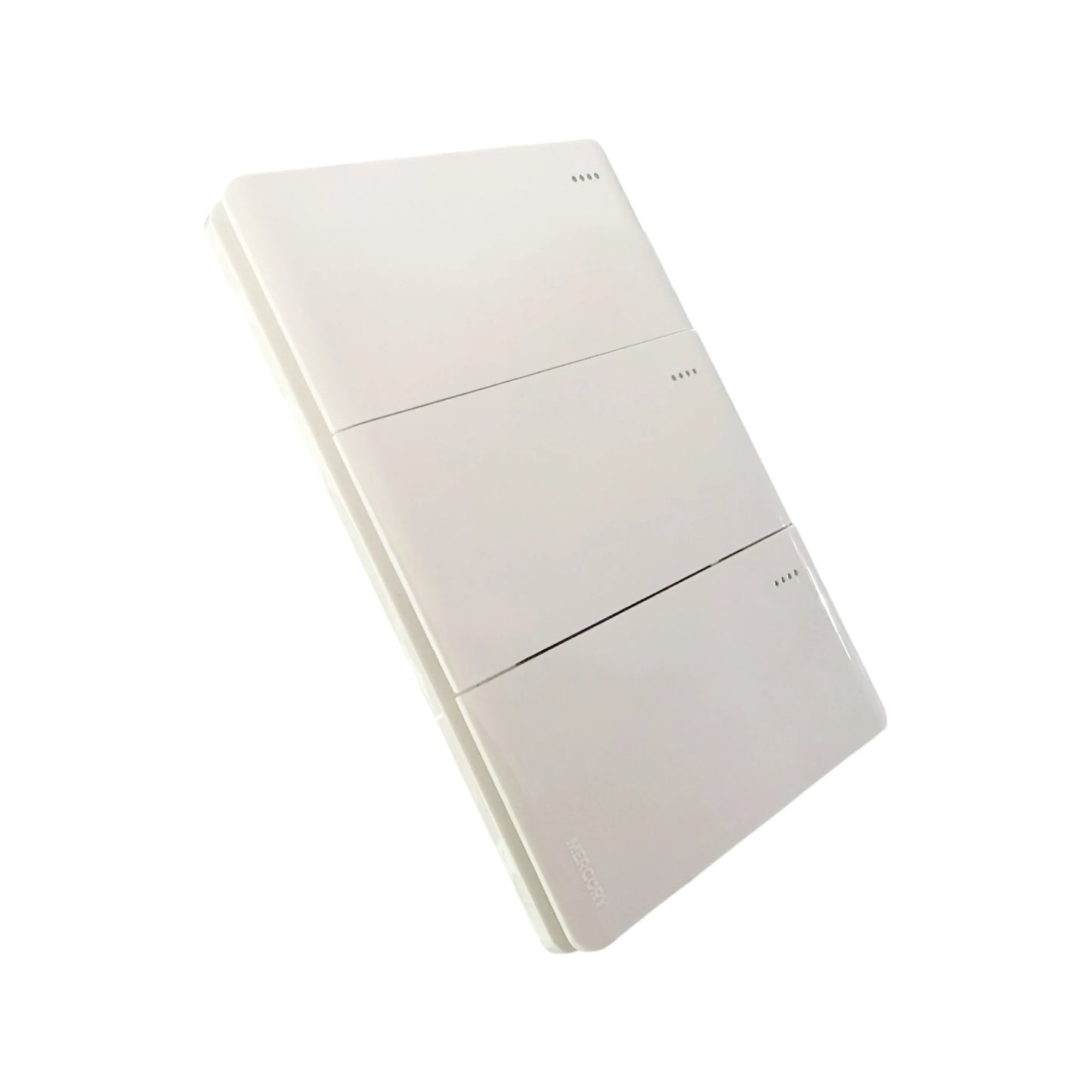 Interruptor Triple Línea Infinity White