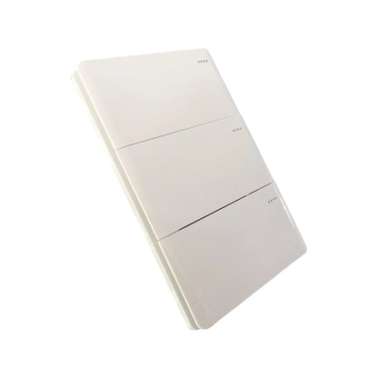 Interruptor Triple Línea Infinity White