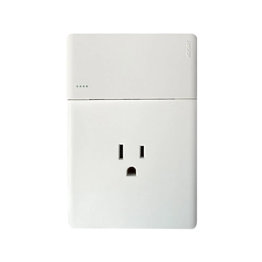 Toma + Interruptor Línea Infinity White