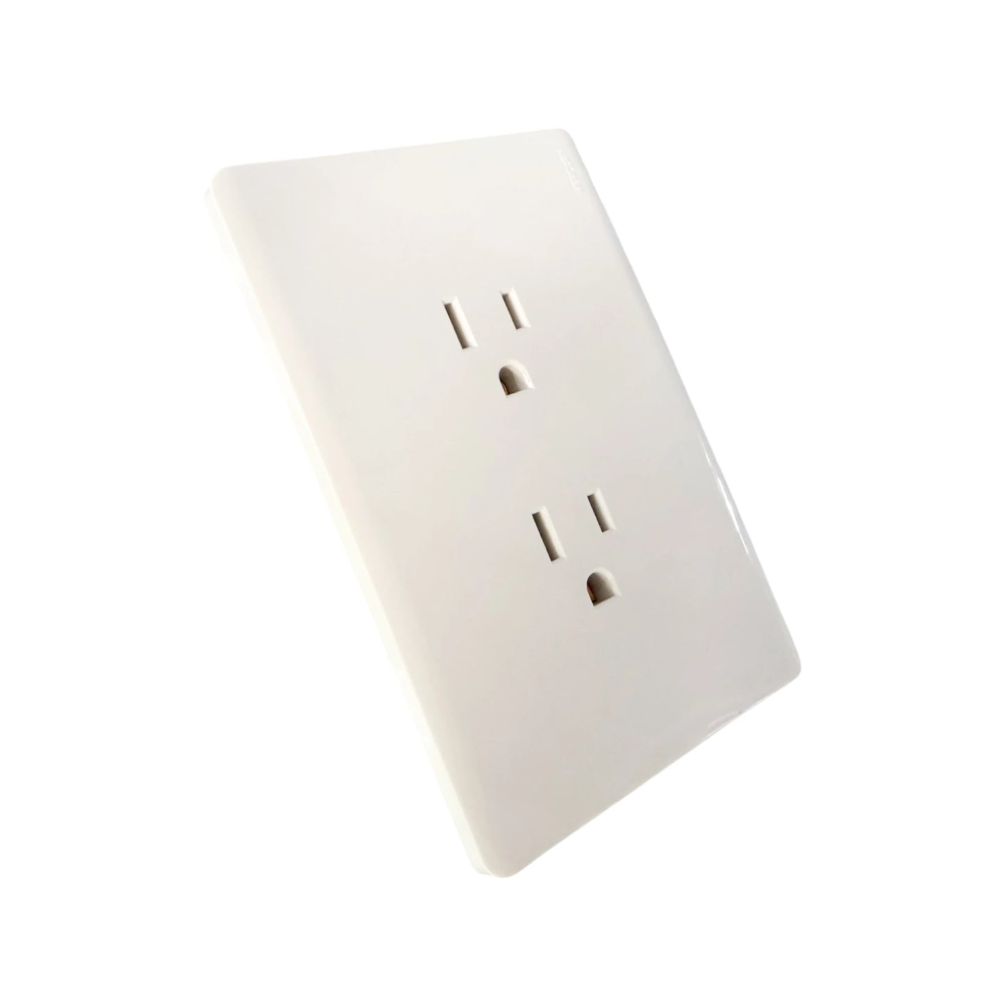 Toma Doble Línea Infinity White