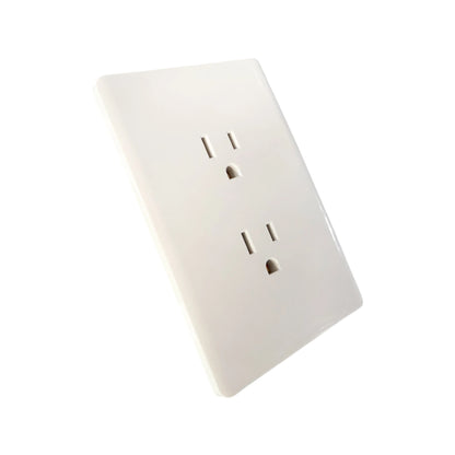 Toma Doble Línea Infinity White