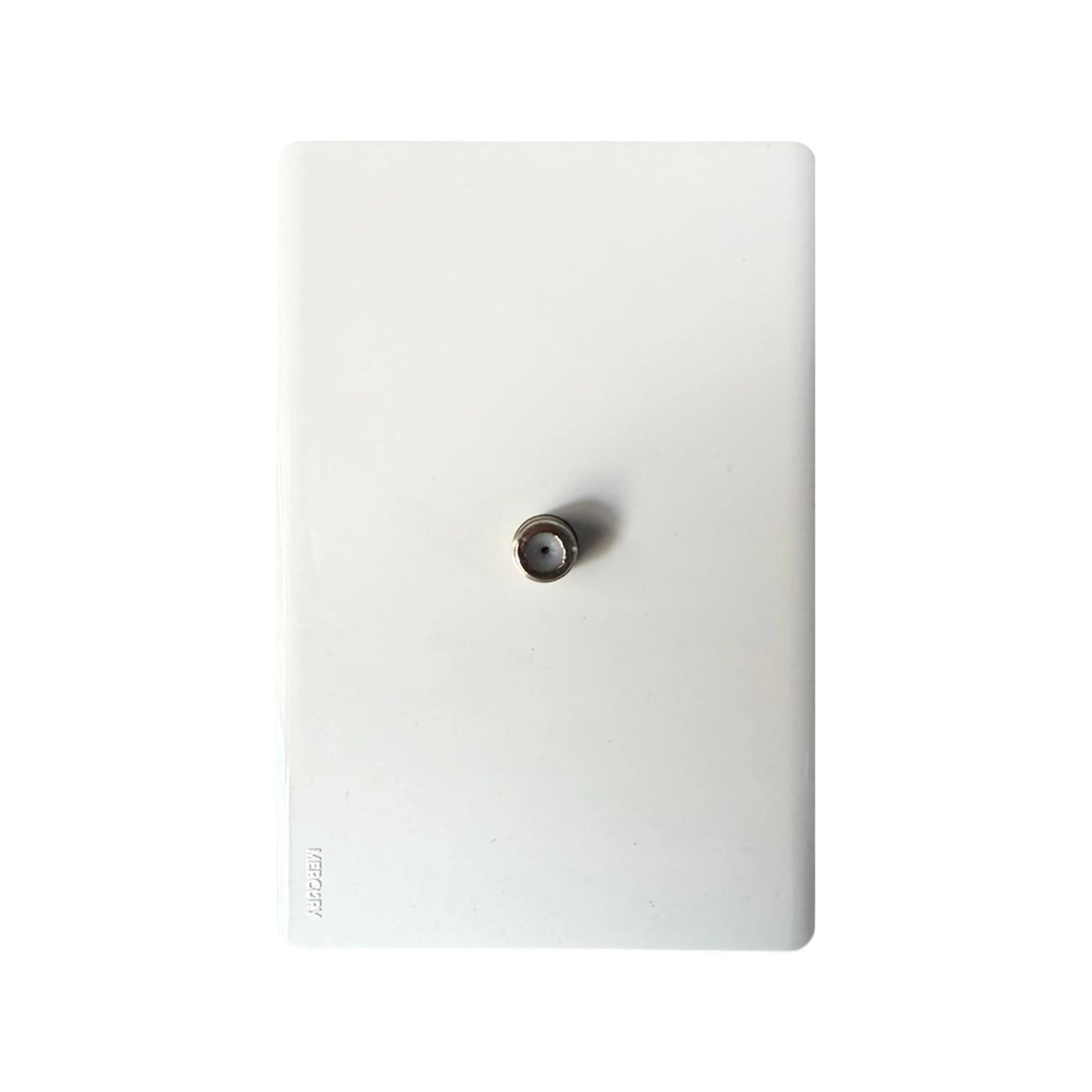 Toma Coaxial Línea Infinity White