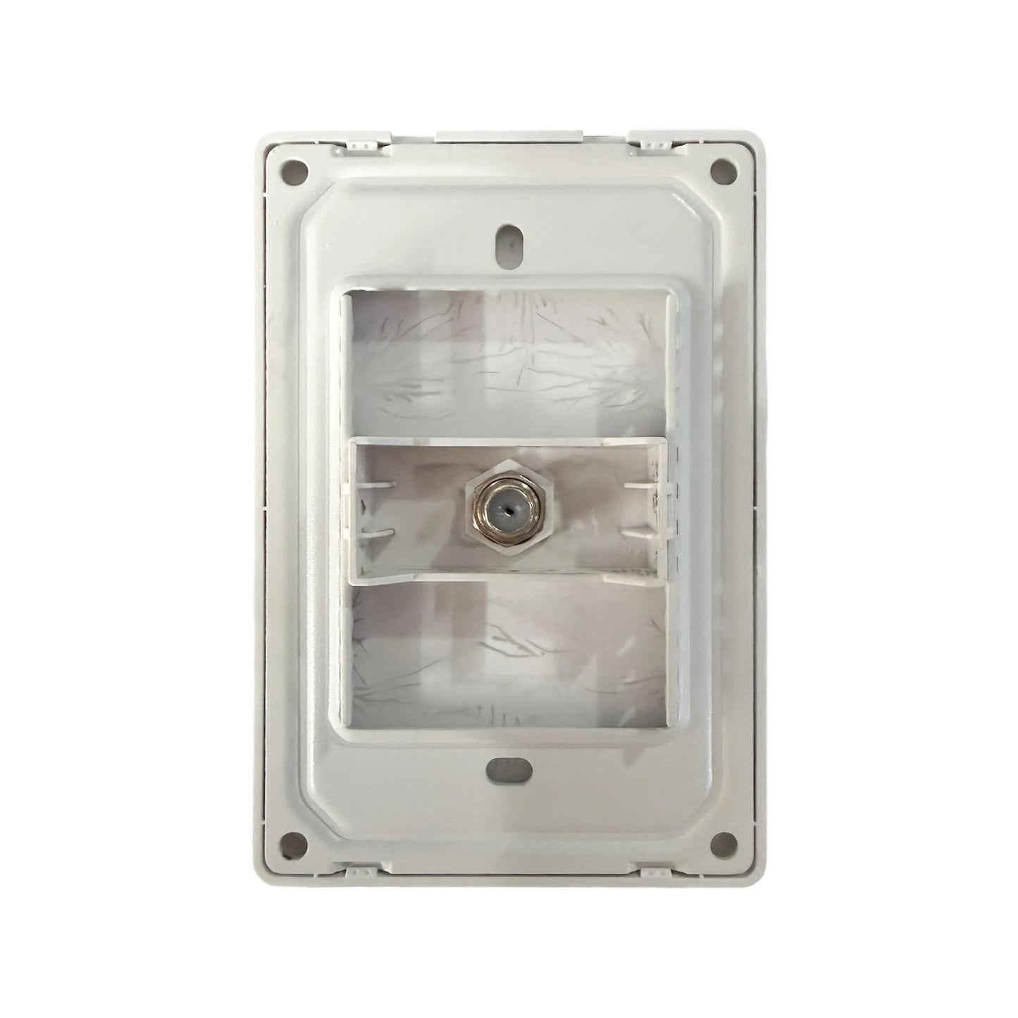 Toma Coaxial Línea Infinity White