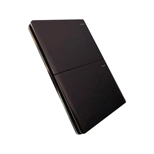 Interruptor Doble Línea Infinity Black