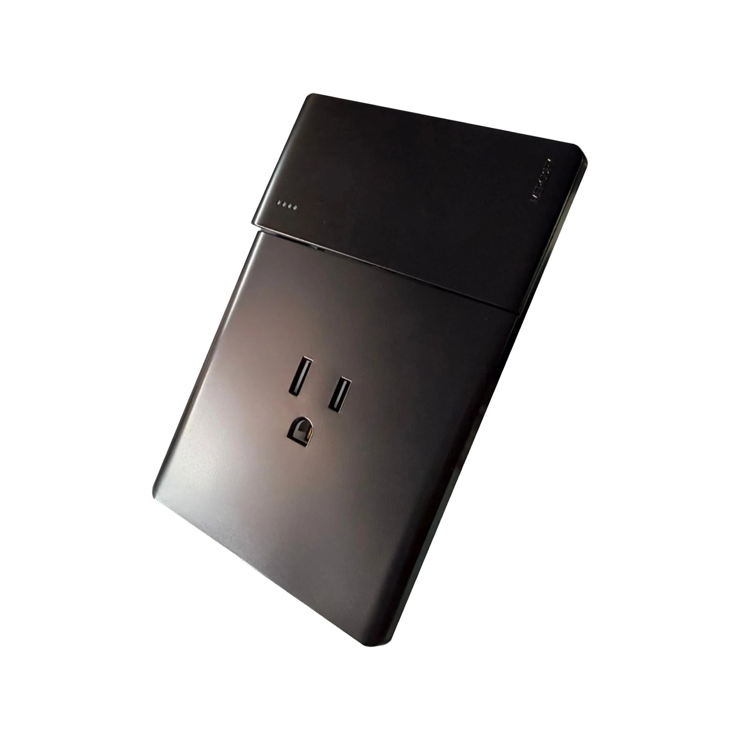 Toma e Interruptor Línea Infinity Black