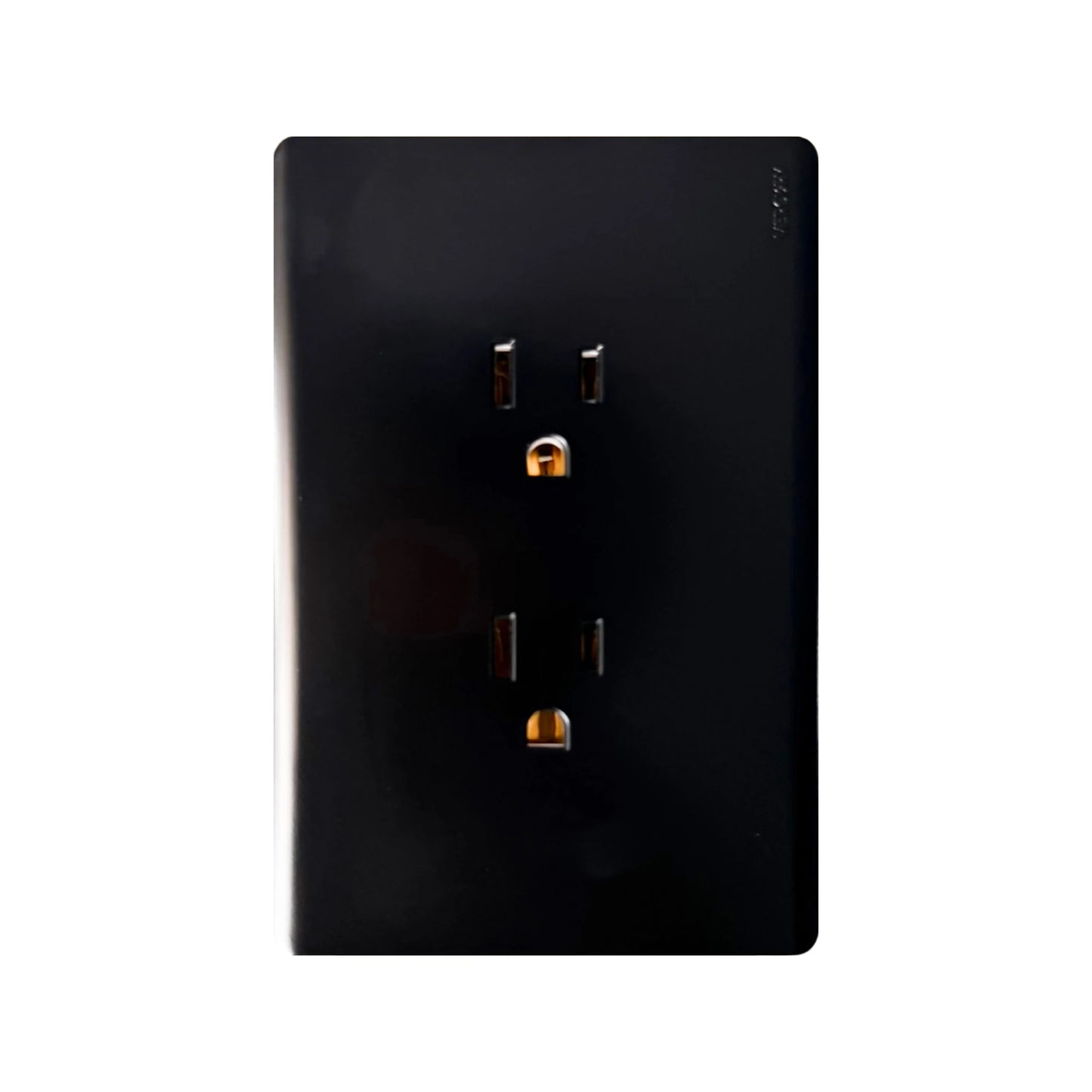 Toma Doble Línea Infinity Black