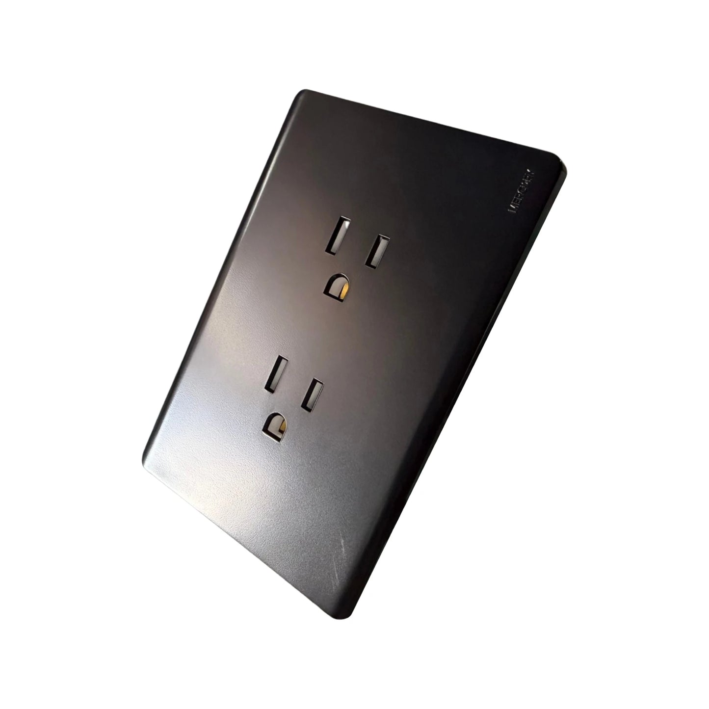Toma Doble Línea Infinity Black