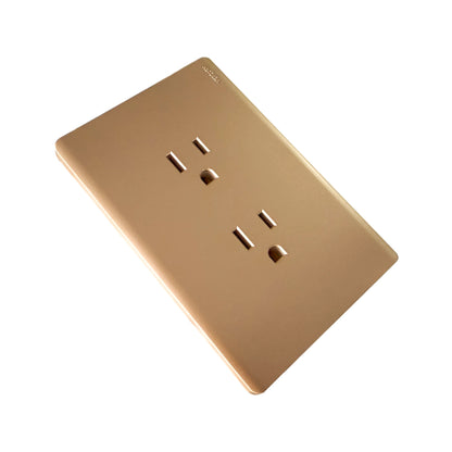 Toma Doble Línea Infinity Gold