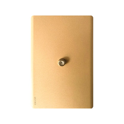 Toma Coaxial Línea Infinity Gold