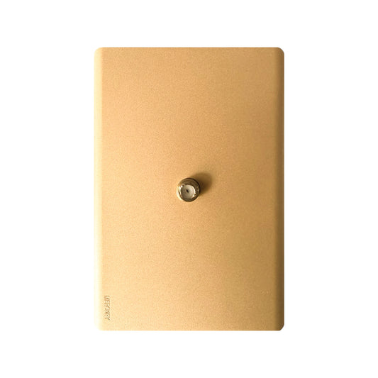 Toma Coaxial Línea Infinity Gold
