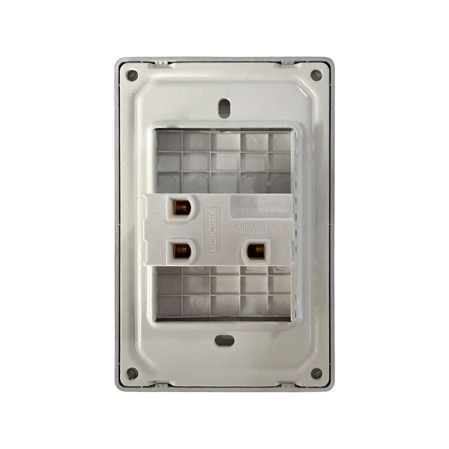 Interruptor Sencillo Línea Infinity Silver