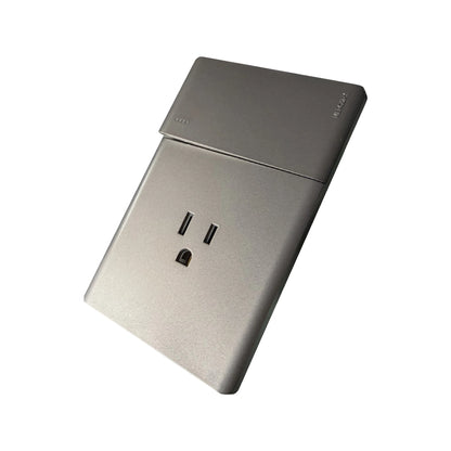 Toma e Interruptor Línea Infinity Silver