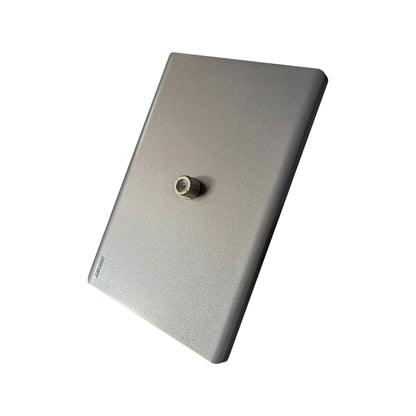 Toma Coaxial Línea Infinity Silver