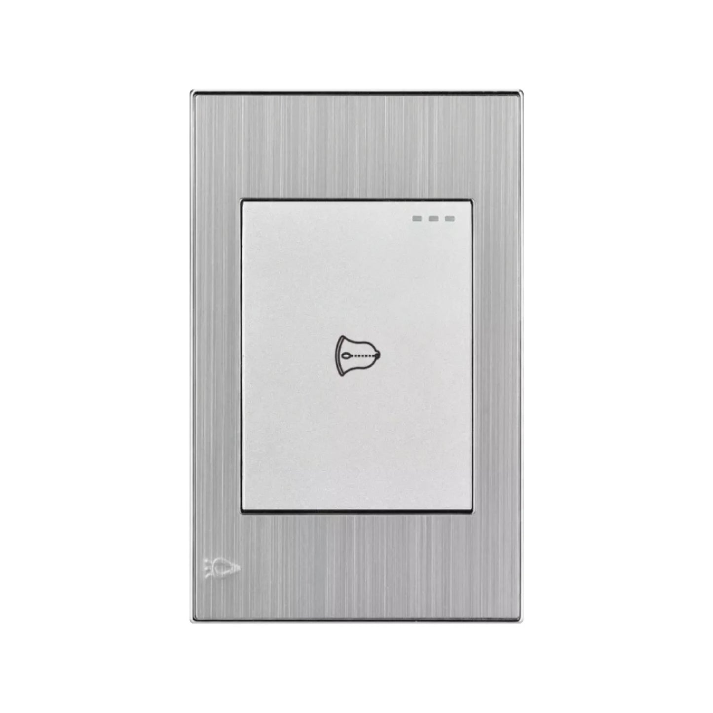 Pulsador para timbre sencillo Stainless